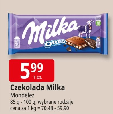 Czekolada Milka Mondelez promocja w Leclerc