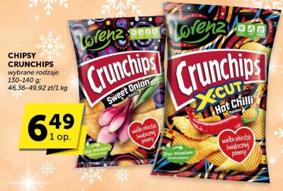 Chipsy Crunchips Sweet Onion promocja w Groszek