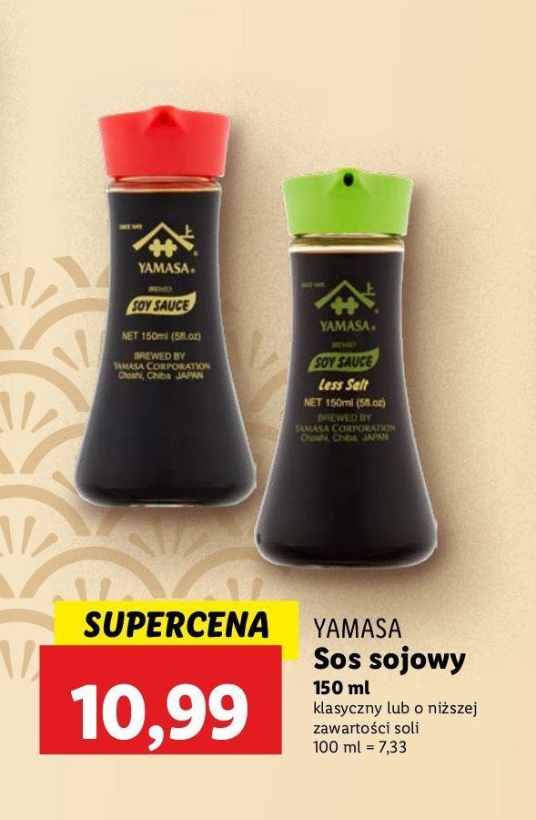 Sos sojowy japoński Yamasa promocja w Lidl