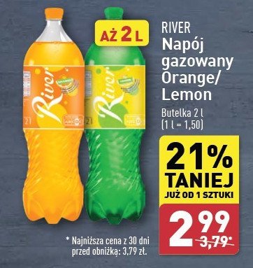 Napój lemon River promocja