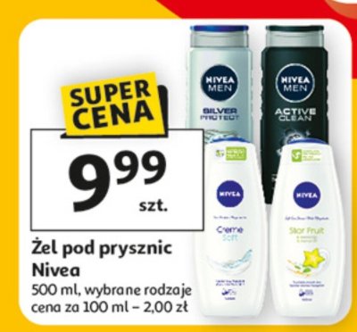 Żel pod prysznic Nivea promocja w Auchan