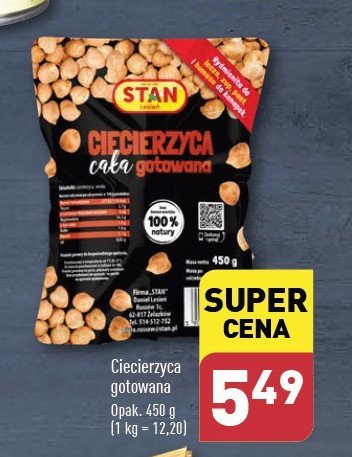 Ciecierzyca cała gotowana Stan promocja