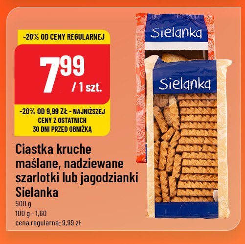 Ciastka maslane Sielanka promocja