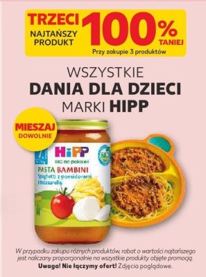 Dania dla dzieci wszystkie rodzaje Hipp promocja w Kaufland