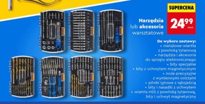 Narzędzia lub akcesoria warsztatowe promocja w Biedronka