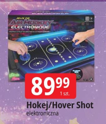 Gra Hokej/Hover Shot elektroniczna promocja w Leclerc