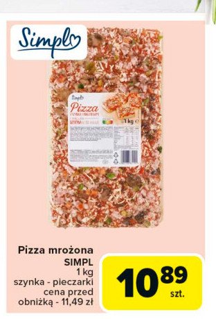 Pizza Simpl promocja w Carrefour Market