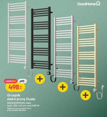 Grzejnik elektryczny Duala promocja w Castorama