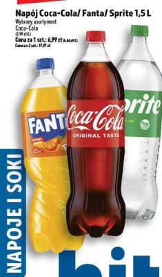 Napój gazowany Fanta 1,5L promocja w TOPAZ