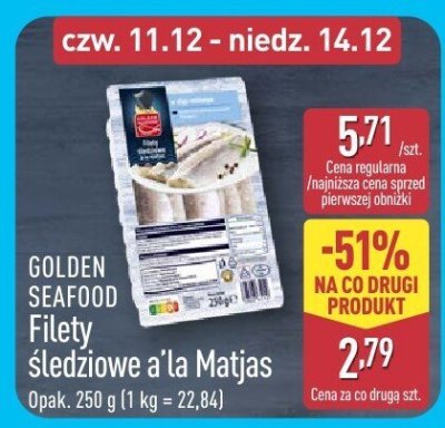 Filety śledziowe promocja w Aldi