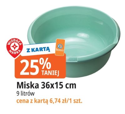 Miska 36x15 cm 9 litrów promocja w Leclerc