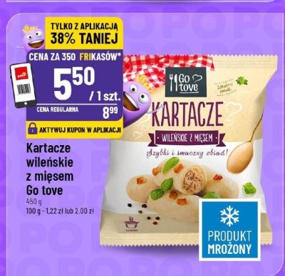Kartacze wileńskie z mięsem Go tove promocja w POLOmarket