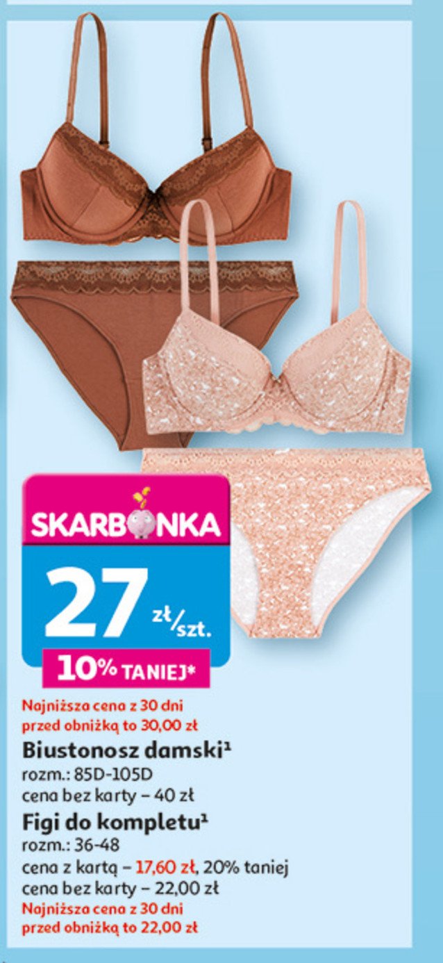 Figi damskie 36-48 Auchan inextenso promocja w Auchan