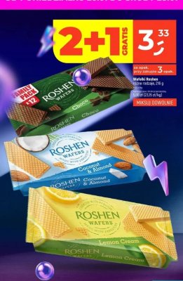 Wafelki Roshen Coconut & Almond promocja w Dealz