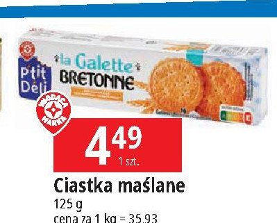 Ciastka ma艣lane breto艅skie Wiod膮ca marka p'tit deli promocja