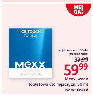 Woda toaletowa Mexx ice touch men promocja