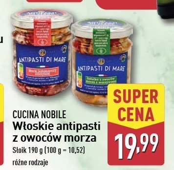 Antipasti z owocami morza Cucina nobile promocja