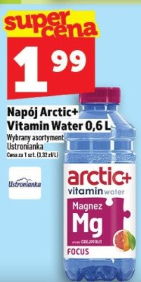 Napój Arctic+ Vitamin Water 0,6L promocja w TOPAZ