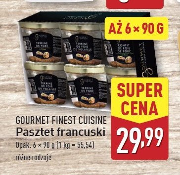 Pasztet francuski Gourmet finest cuisine promocja w Aldi