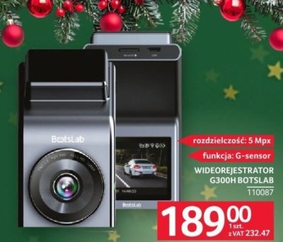 Wideorejestrator G300H Botslab 110G87 promocja w Selgros