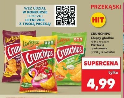 Chipsy kremowa papryka Crunchips promocja