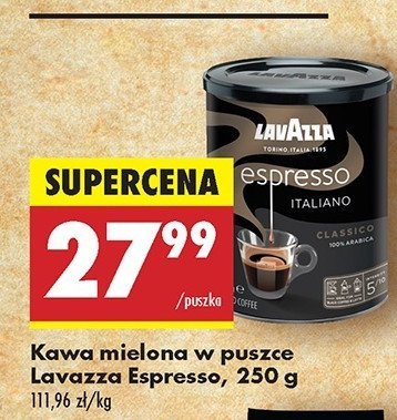 Kawa - puszka Lavazza espresso italiano promocja