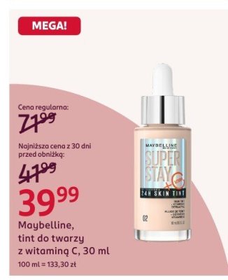 Fluid do twarzy z witaminą C, 30 ml promocja w Rossmann