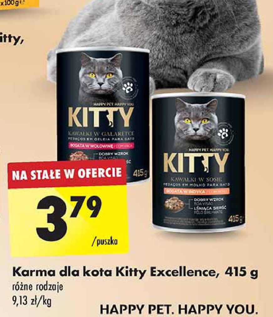 Karma dla kota z indykiem Kitty excellence promocja