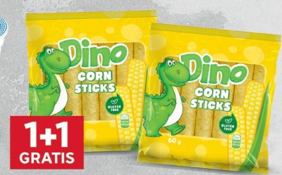Paluszki kukurydziane Dino promocja w Stokrotka