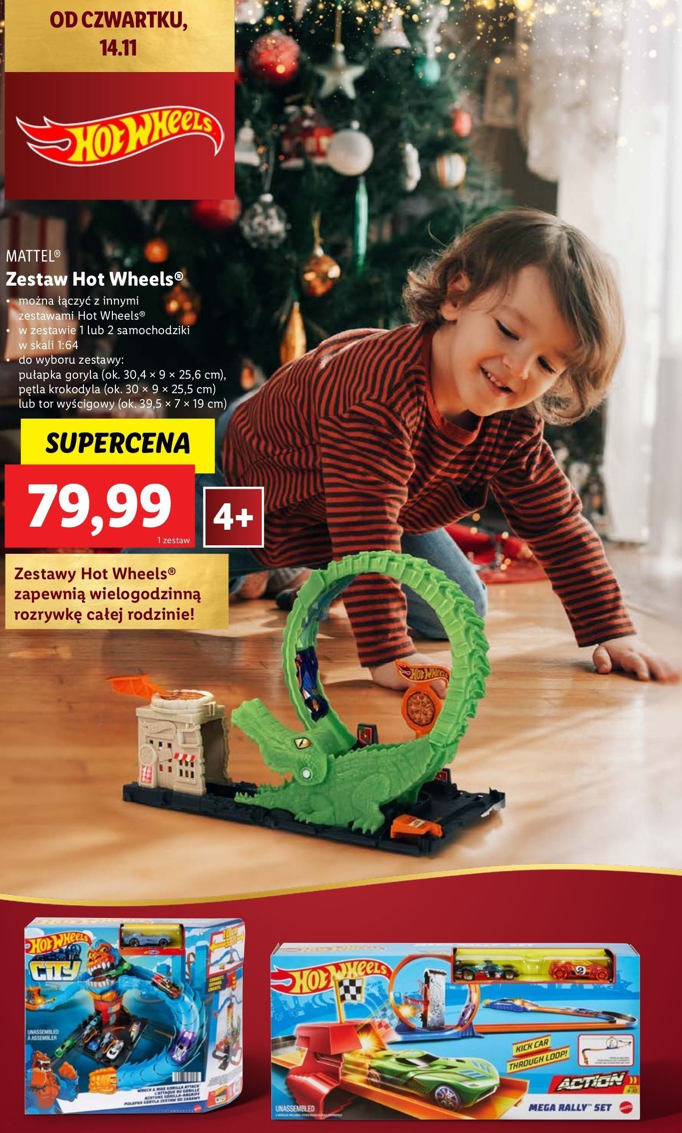 Tor wyścigowy mega rajd Hot wheels promocja