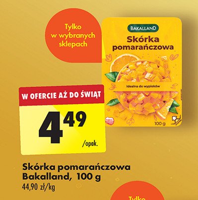 Skórka pomarańczowa Bakalland promocja