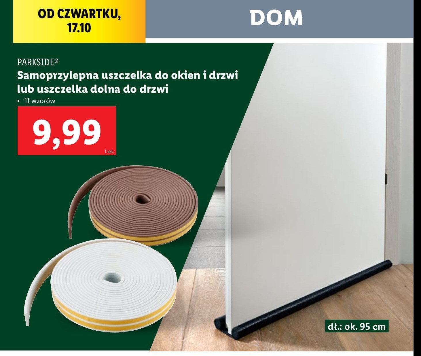 Uszczelka do okien i drzwi Parkside promocja w Lidl