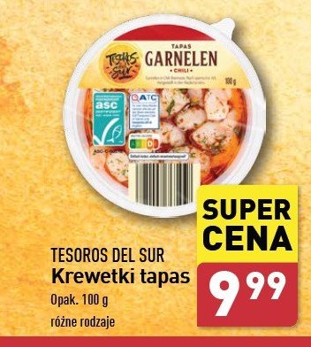 Krewetki tapas TESOROS DEL SUR promocja