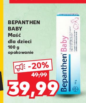 Maść ochronna do pielęgnacji skóry niemowląt Bepanthen baby promocje
