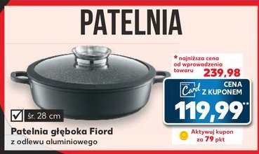 Patelnia g艂臋boka fiord 28 cm Valdinox promocja