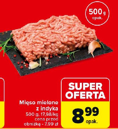 Mięso mielone z indyka promocja