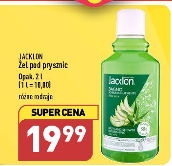 Żel pod prysznic aloe vera Jacklon promocja