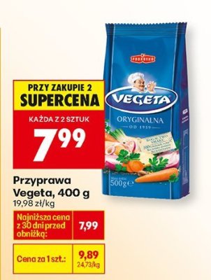 Przyprawa Vegeta 400g promocja w Biedronka