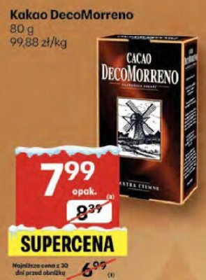 Kakao DecoMorreno promocja w Delikatesy Centrum