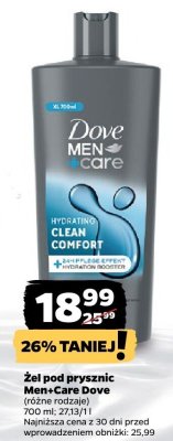 Żel pod prysznic Men+Care promocja w Netto