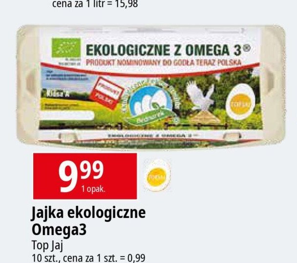Jaja ekologiczne kl. l Top jaj promocja