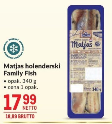 Matjas holenderski Family Fish promocja w Makro