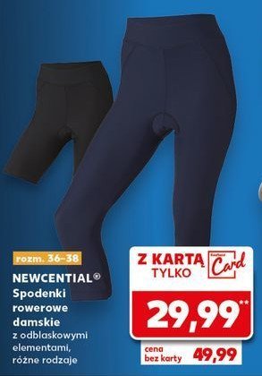 Spodenki rowerowe damskie 36-38 Newcential promocja