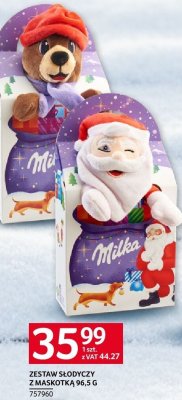 Zestaw słodyczy z maskotką Milka 96.5 g promocja w Selgros