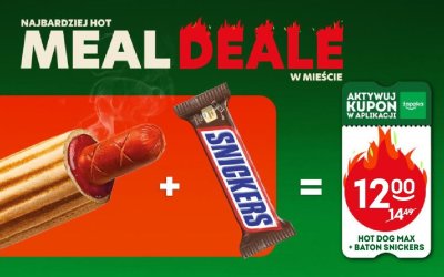 Hot Dog Max + Baton Snickers promocja w Żabka
