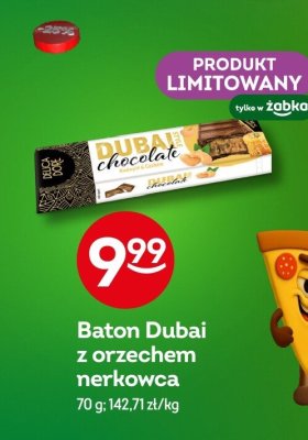 Baton Dubai z orzechem nerkowca promocja w Żabka