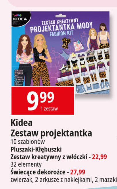 Zestaw kreatywny projektantka mody Kidea promocja