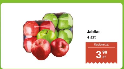 Jabłko 4 szt. promocja w Dino