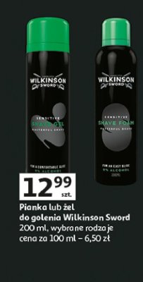 Żel do golenia sensitive Wilkinson sword promocja