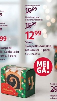 Skarpetki damskie Makowiec Soxo, 1 para promocja w Rossmann